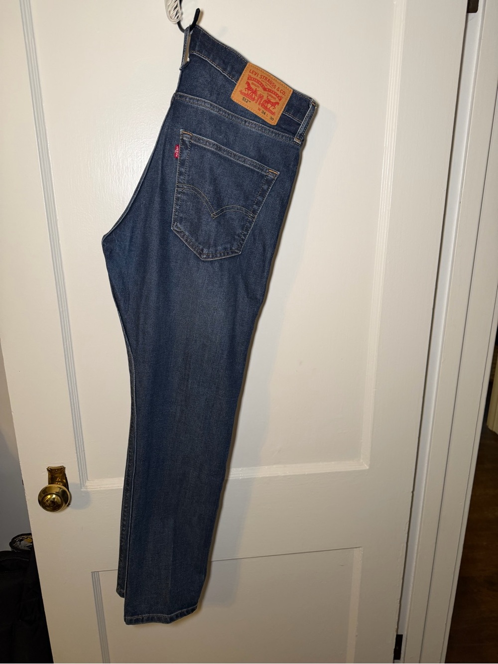 Levi's Men's Navy Straight Leg Jeans